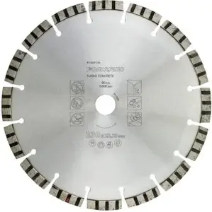 Алмазный отрезной диск по бетону RAWLPLUG RT-DDT-125 Turbo 125x22.23 мм