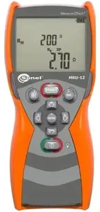 Sonel MRU-12 Earth Resistance and Soil Resistivity Meter, LCD, IP65, 20 mA