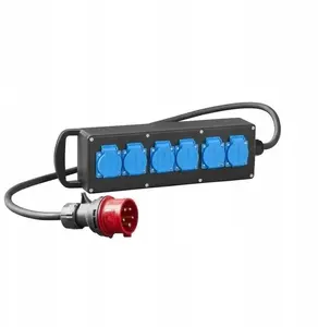 Силовой удлинитель ELEKTROPLAST RS-P 6x2P+Z с вилкой 5P/16A