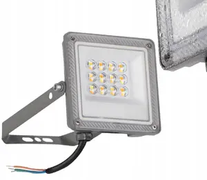 Kanlux ACETE 10W LED Floodlight, CCT Adjustable 3000K/4000K/6500K, 860-1080lm, IP65, Grey