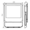 Уличный прожектор Kanlux iQ LED 90 Вт Photo 9