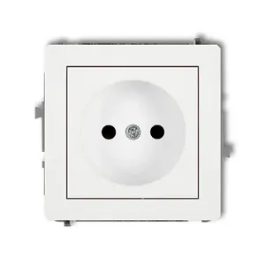 Розетка электрическая Karlik DGP-1 16А 250В IP20