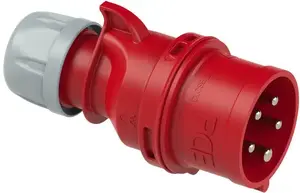PCE TURBO SHARK 214-6TT Portable Socket 16A 4P 400V IP44