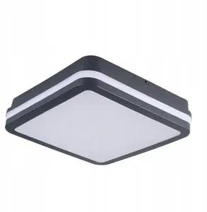 Kanlux BENO LED Ceiling Light with Motion Sensor 12-18W CCT 1100-1770lm 3000-4000K IP65 Graphite