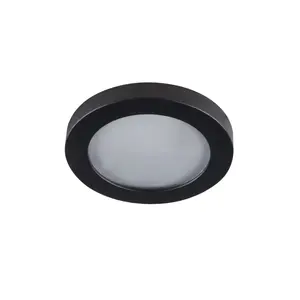 Потолочный светильник Kanlux FLINI 33122, GX5.3, IP44, алюминий, черный