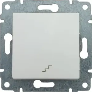 KOS Vena Single Staircase Switch White