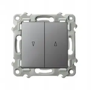 Ospel Szafir Blind Switch, Momentary, Matte Grey