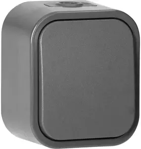 ORNO B2 Surface-Mounted Bell Push Button, 10A, 250V, IP54, Grey