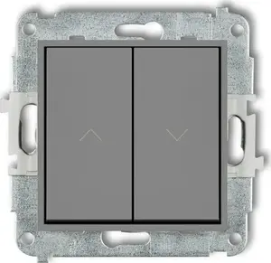 Karlik Mini Roller Blind Switch, Matte Grey