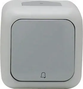 VIKO PALMIYE Bell Push Button IP54 Grey