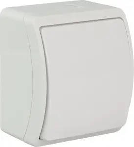 Elektro-Plast Koala Single-Pole Surface-Mounted Switch IP44 White