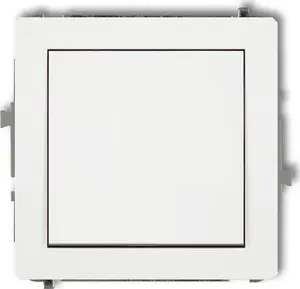 Karlik Deco 25DWP-4.1 vienpolu instalācijas spiedpoga, matēti balta