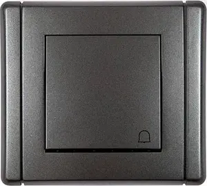 Karlik 11FWP-4 Pushbutton Switch, Graphite