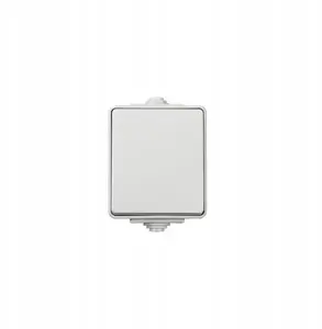 Kanlux TEKNO 39222 IP65 Surface-Mounted Bell Push Switch, Grey