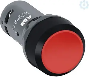 ABB CP1-10R-20 Monostable Pushbutton 22mm Flush Red 2NO