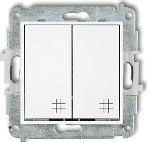 Karlik MWP-66 Double Intermediate Switch Mechanism White