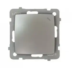 Ospel Karo ŁP-3S/m/43 Single Staircase Switch, Silver, 10A 250V