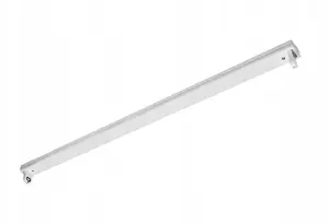 GTV G-TECH OSL SLIM Surface-Mounted LED Fluorescent Luminaire, 1x120cm, T8, G13, IP20, White