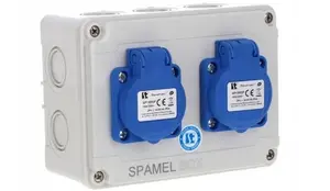Spamel SB-001505-P0010-54 Distribution Board 2x3x16A, 16A, IP54