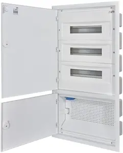 Eti-Polam ERP18-5-3V MEDIA Hybrid Flush-Mounted Distribution Board 3x18 Modules with Metal Door IP40 400V AC