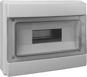 Распределительный щит Pawbol C.14512 навесной модульный 1x12 IP65 с клеммами N+PE