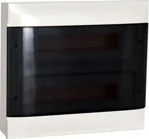 Legrand PRACTIBOX S Surface-Mounted Modular Distribution Board 2x18 with Transparent Door