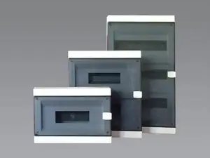 Sabaj ALFA 26 Plastic Distribution Board 2x13 Modules with Transparent Door
