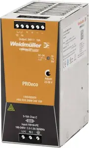 Weidmüller PRO ECO 240W 24V 10A Switching Power Supply 100-240V AC