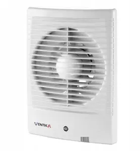 Ventika FORTE D100M3WS Axial Fan 100mm 230V 14W 98m3/h 34dB with Pull Cord Switch White