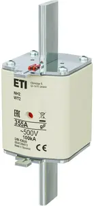 Плавкая вставка Eti-Polam NH2 355A gF 500V