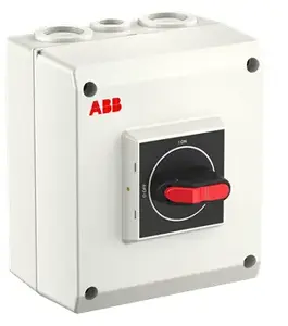ABB 3-Pole Isolator Switch, 40A, Plastic Housing