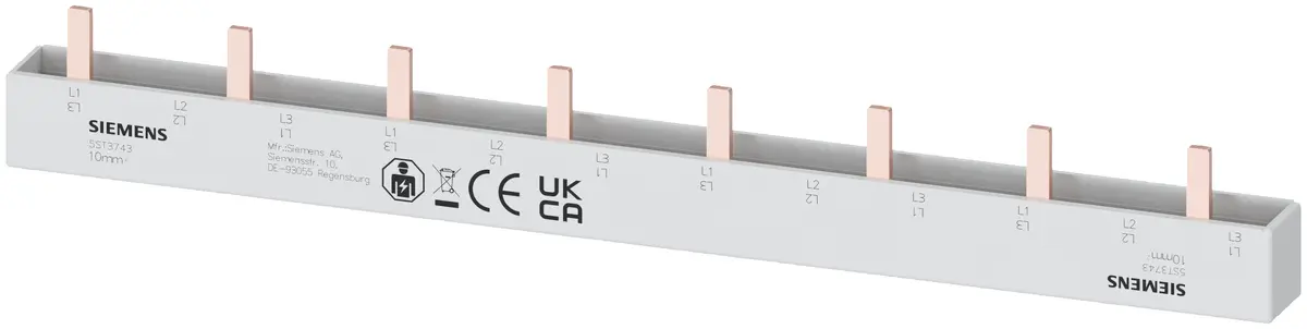 Siemens kontaktdakšu kopne 10 mm² 3