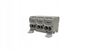 MOREK HLAK 25 3-Pole Distribution Block, 2xAl/Cu 25mm² + 16mm², 1000VAC/1500VDC, Grey