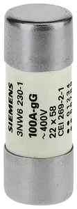Siemens 3NW6205-1 Cylindrical Fuse Link gG NFC 22x58mm 690V AC 16A without indicator