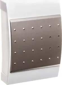 Zamel DNU-912/N-SRB Electronic Doorbell, 16 Melodies, 8-230V, Silver