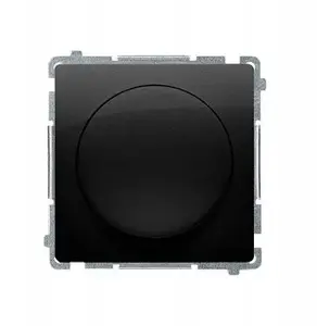 Светорегулятор поворотный Kontakt-Simon Basic BMS9L.01/49 для диммируемых LED 230В модуль черный