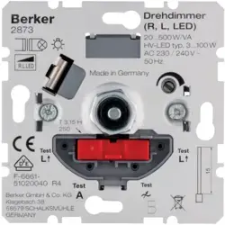 Поворотный диммер Berker 2873 Photo 1