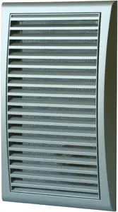 Ventilācijas restes Ventika MW128SAT ar sietu 142x298mm satīns