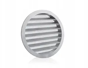VENTS O KM-315 Aluminum Ventilation Grille with Mesh, 315 mm