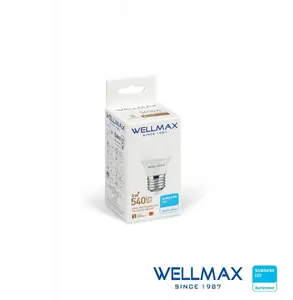 Wellmax GOL122N06 LED Bulb 6W E27 Globe 540lm 4000K Neutral White