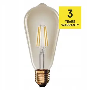 EMOS Z57032 Vintage LED spuldze E27 4,5W 420lm 2200K silti balta