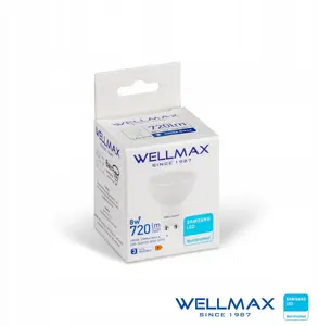 Wellmax GOL100Z08 LED Bulb 8W GU10 720 lm 6500K Cool White
