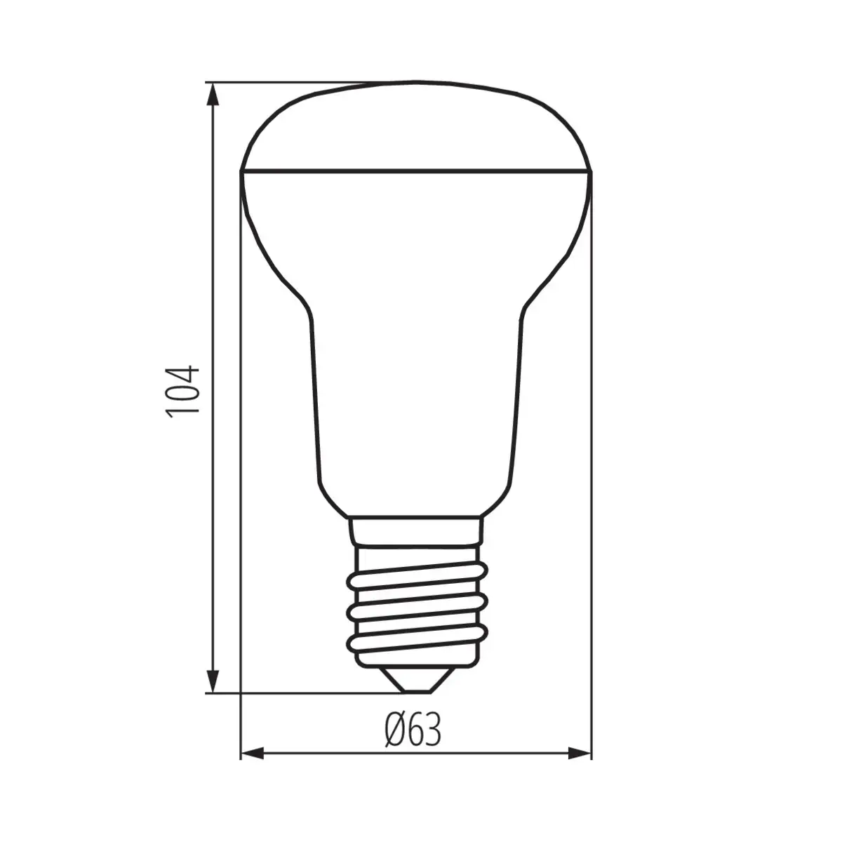 Kanlux SIGO R63 LED spuldze E27 8W 4000K Photo 3
