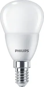 Philips LED P45 E14 5W 40W Equivalent Non-Dimmable Frosted Light Bulb 2700K