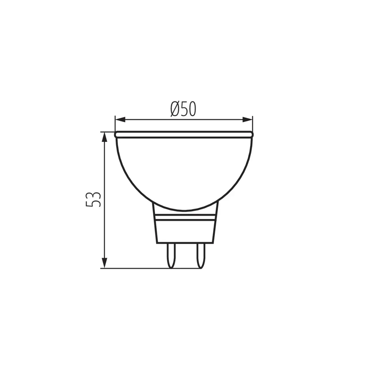 Kanlux Tomi 7W GX5.3 LED spuldze 5300K Photo 3
