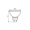 Kanlux Tomi 7W GX5.3 LED spuldze 5300K Photo 3
