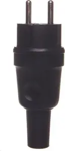 Bals 732 Uni-Schuko Portable Plug, Full Rubber