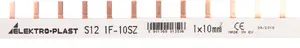 Шина соединительная гребенчатая ELEKTROPLAST IZS10/1F/54 1-фазная 10мм2 63А 54 контакта