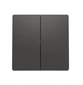 ABB ZONI Double Rocker, Matte Black, 3559T-A00652 237