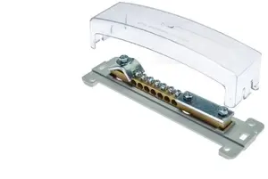 PAWBOL potenciāla izlīdzināšanas kopne 7x16mm² un 1x50mm² ar lentes savienojumu un caurspīdīgu vāku